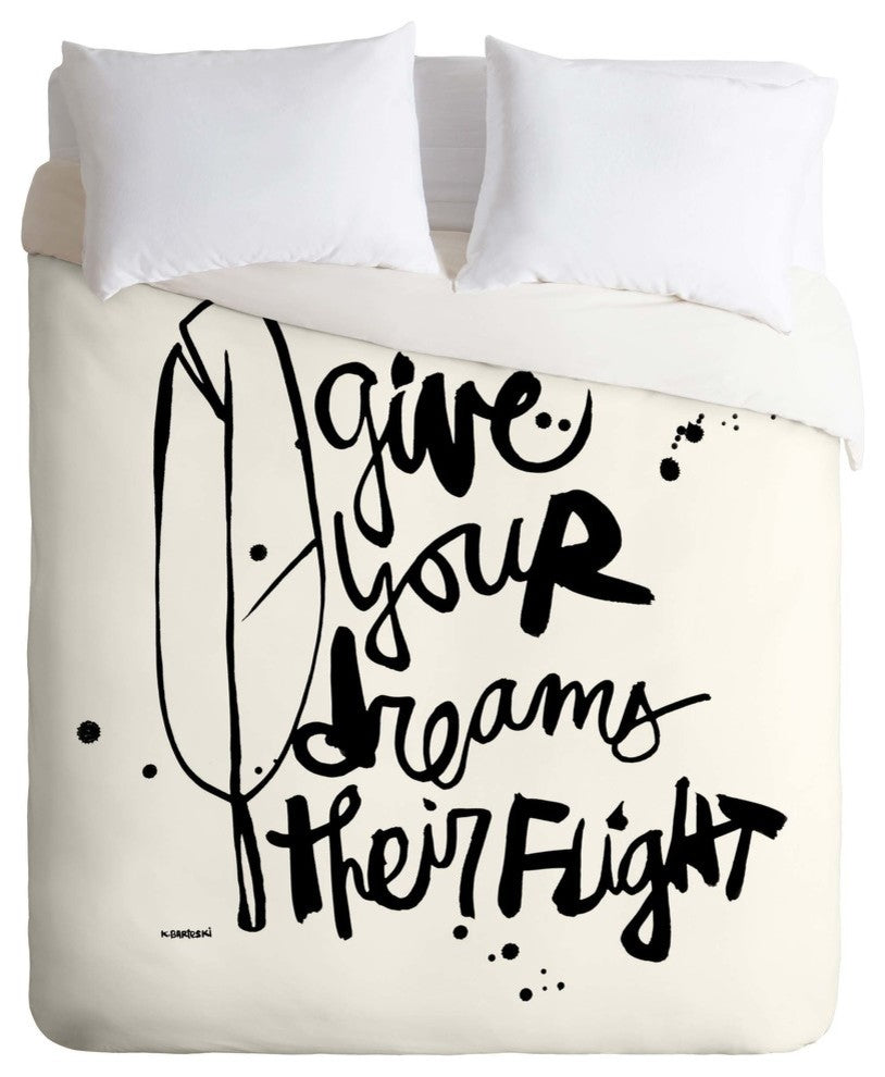 Deny Designs Kal Barteski Give Your Dreams Duvet Cover - Lightweight