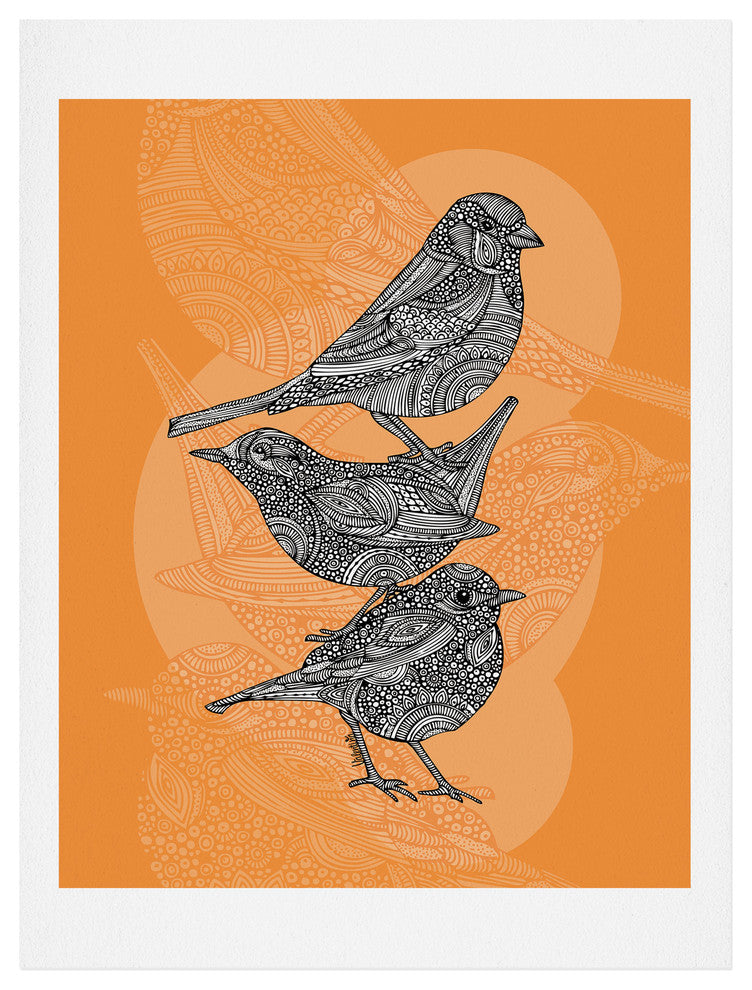 Deny Designs Valentina Ramos 3 Little Birds Art Print