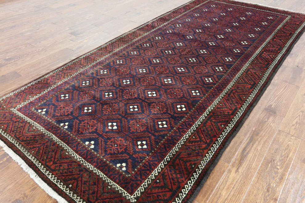 5'x11 Runner Oriental Persian Balouch Rug, W2367