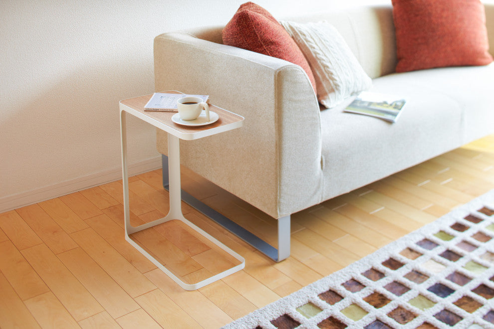 Frame Accent Table, White