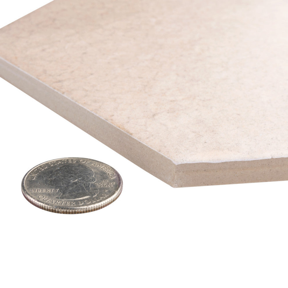 Heritage Hex Rose Porcelain Floor and Wall Tile