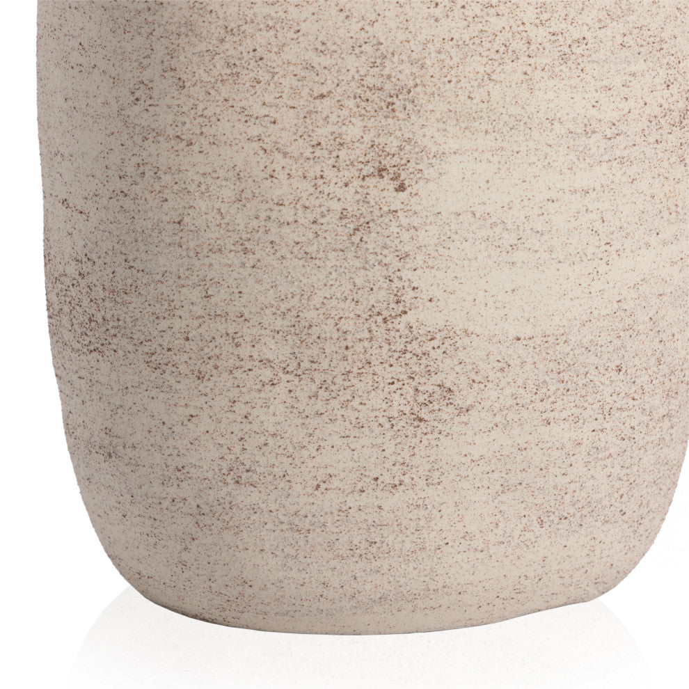 Arid Vase-Distressed Cream