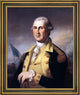 James Peale George Washington Framed Premium Canvas Print, 20"x25"