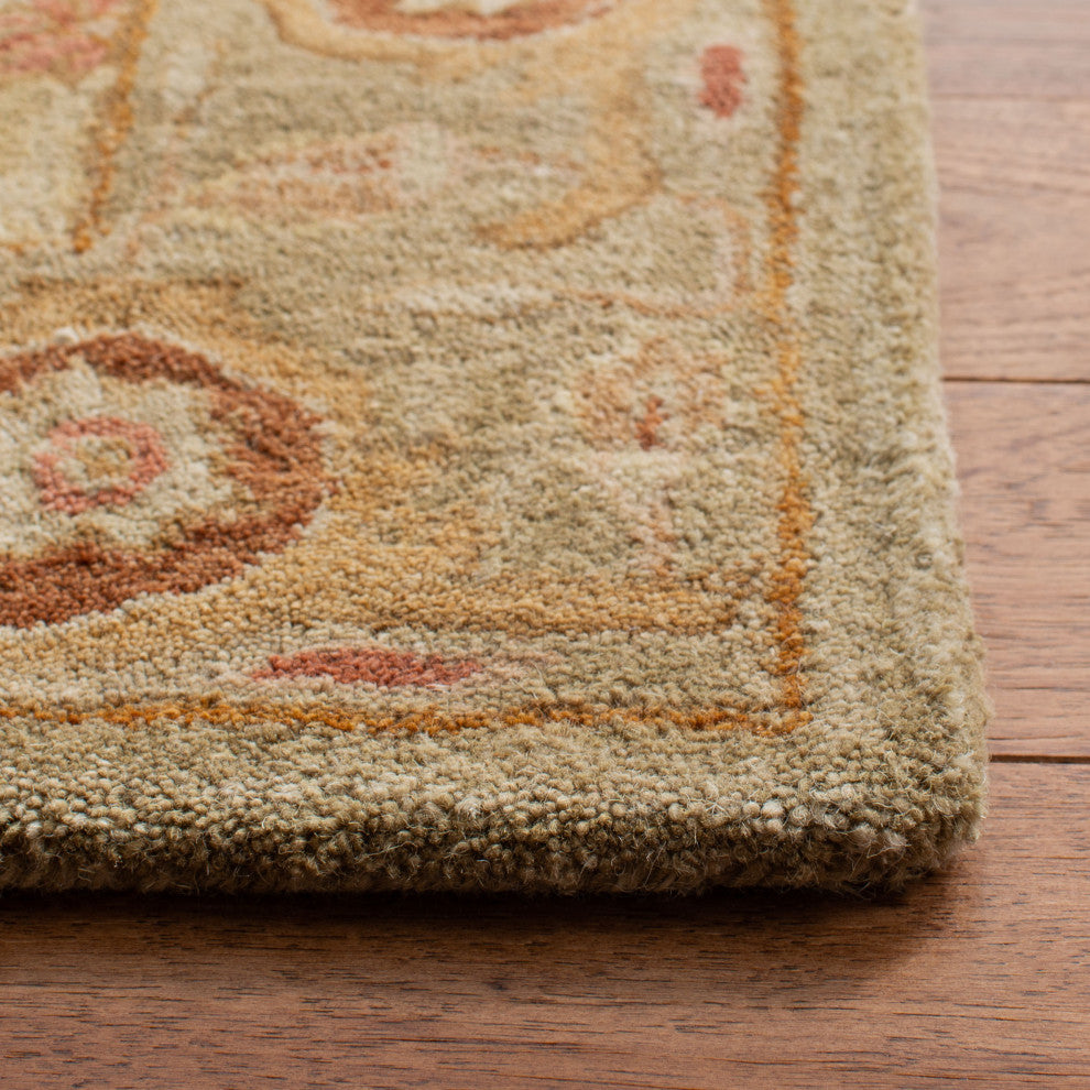 Safavieh Anatolia An556K Rug, Sage/Sage, 2'3"x10'0" Runner