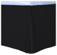 Cottonpure Colors Sustainable Cotton Bed Skirt, Black, Full