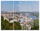 "Kiev Cityscape Panorama" Photo Metal Wall Art, 3 Panels, 36"x28"