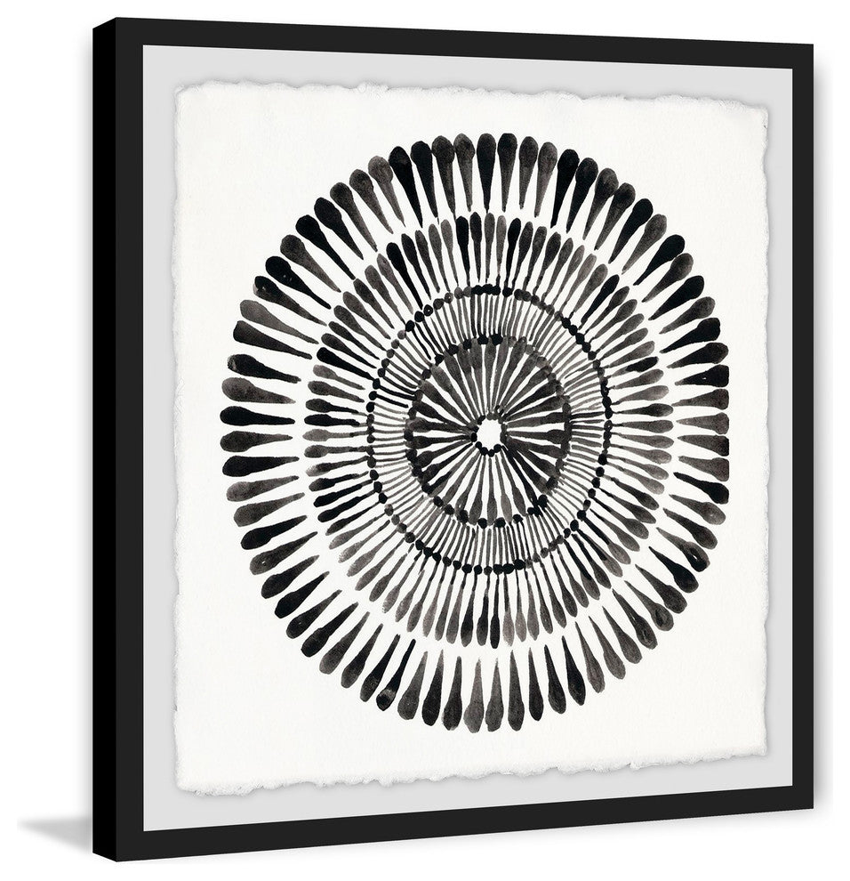 "Iris I" Framed Painting Print, 12"x12"