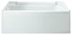 Sterling  Accord 23"x36"x60" Vikrell Bathtub