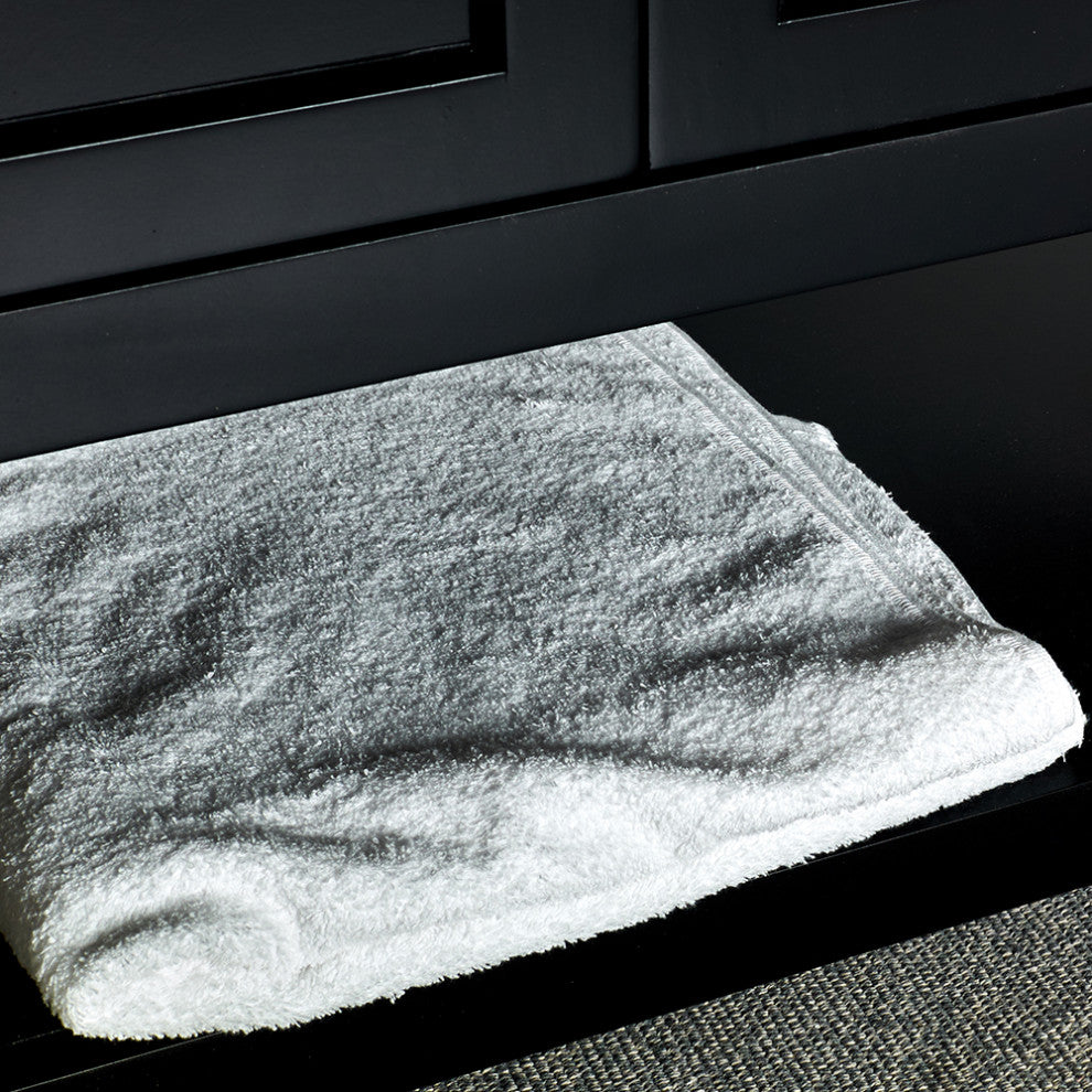 Fresca Manchester 48" Black Double Sink Cabinet, Top and Sinks