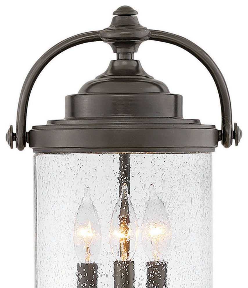 Hinkley Willoughby Medium Post Top Or Pier Mount Lantern, Oil Rubbed Bronze