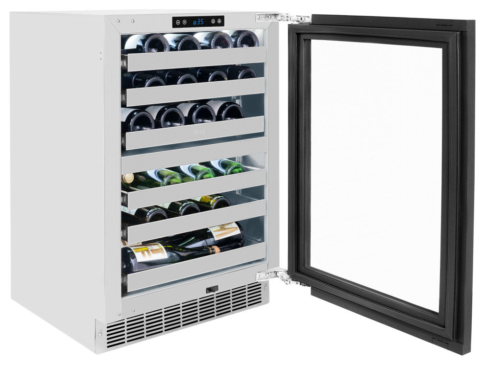 ZLINE 24" Dual-Zone Wine Cooler With Panel-Ready Door