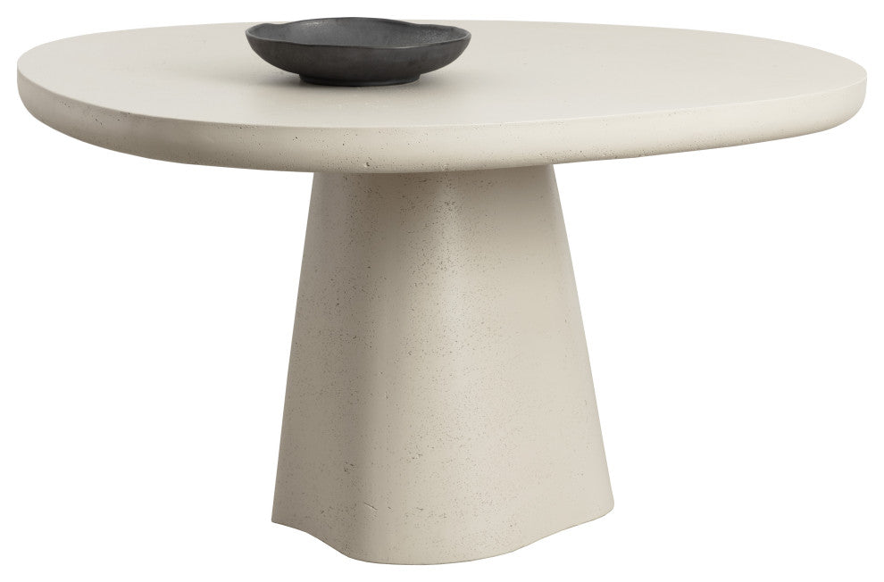 Celica Dining Table, Summer Sand, 55"