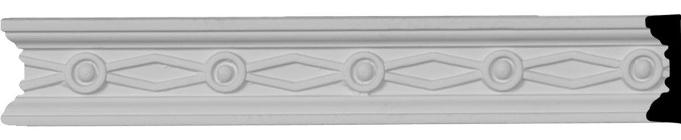 1 1/2"H x 1/2"P x 96"L Federal Chair Rail