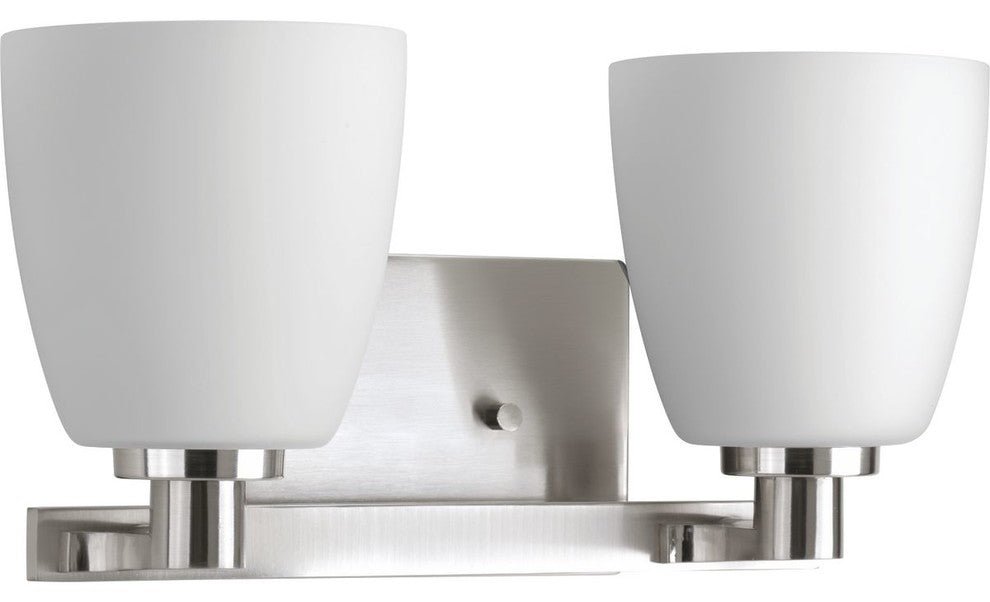 Fleet 2-Light Bath Light, Brushed Nickel