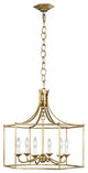 Bantry House Wide Lantern, Antique Gild