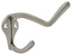 Coat and Hat Hook, Satin Nickel, Set of 10