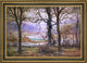 John Ottis Adams Autumn on the Whitewater Framed Premium Canvas Print, 16"x24"