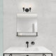 13 in. 2-Lights Matte Black Vanity Light With Clear Wine Glass Shades