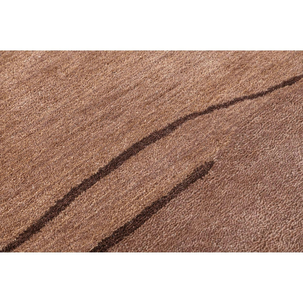 Salina Oliver Area Rug, Brown, 2'6"x8'