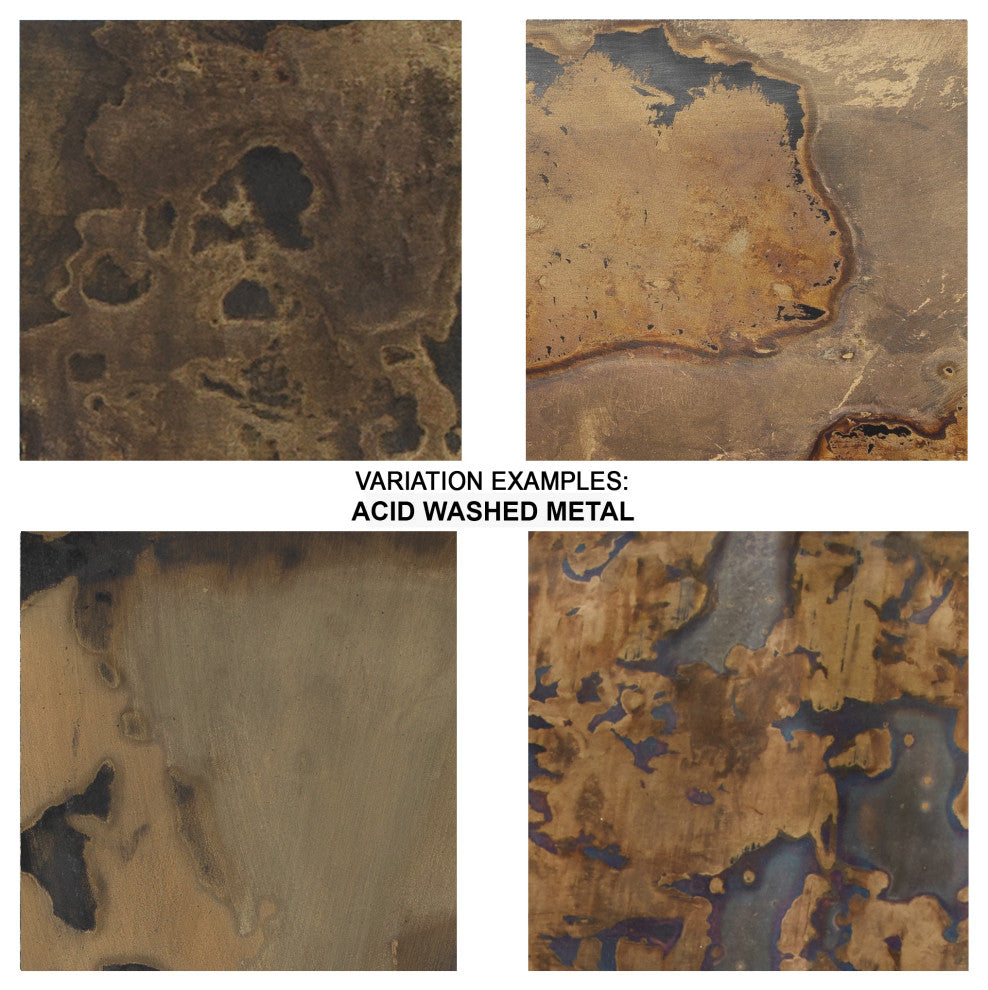 McCallan Metal Chair, Acid Washed Metal