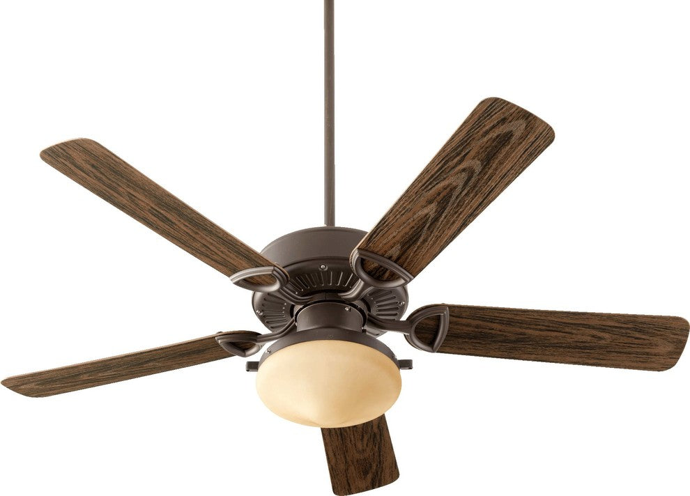 Quorum Lighting (143525-986) Estate Patio Transitional Patio Fan, Oiled Bronze
