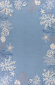 Sonesta 2024 Sea Blue Coastal Rug, 7'6"x9'6"