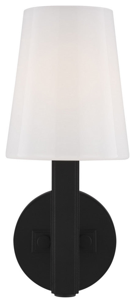 Logan 1-Light Wall Sconce, Aged Iron