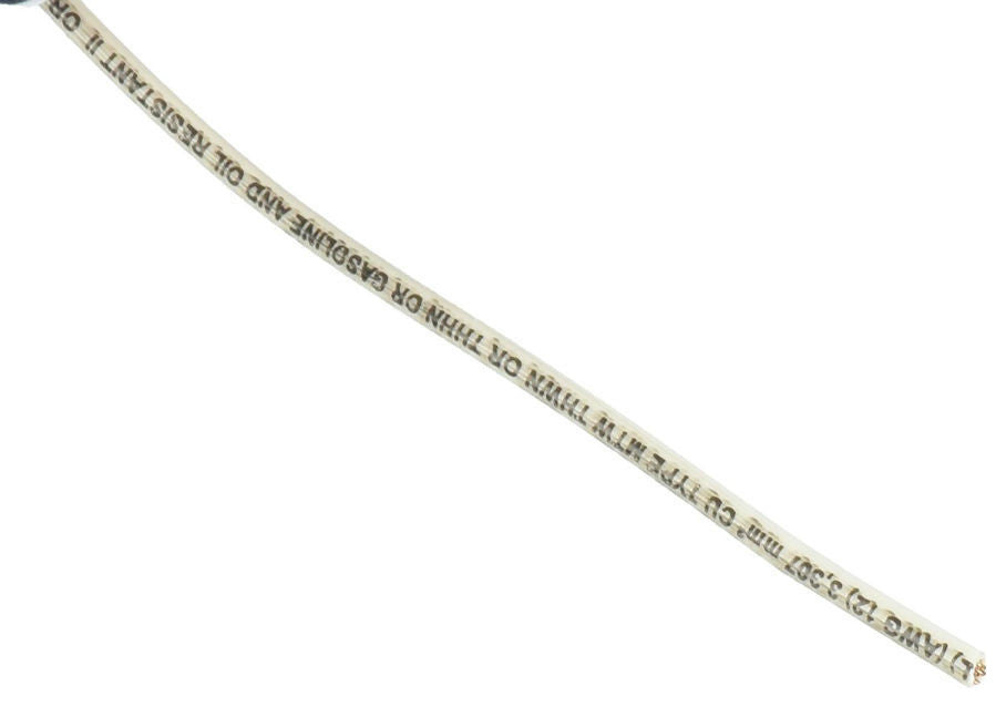 Southwire® 22965851 Type THHN 12 Stranded Building Wire, White, 50'