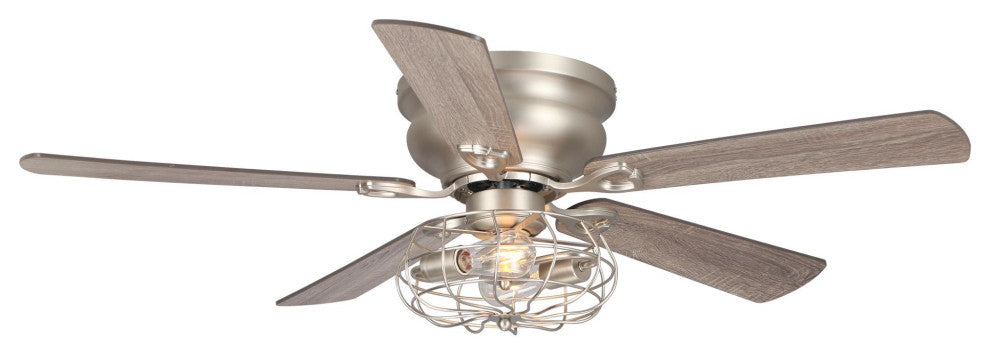 48 in Flush Mounted Modern Ceiling Fan with Remote Control