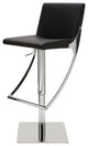 Swing Adjustable Bar Stool, Modern Barstool, Contemporary Barstool, Faux Leather