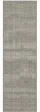 Safavieh Natural Fiber Nf730B Solid Color Rug, Grey, 2'3" X 11'0"