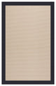 Zoe-Beach Sisal Machine Tufted Rectangle Rug, Dark Navy, 4'x6'