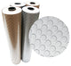 Rubber-Cal Coin-Grip Metallic PVC Flooring, Beige, 2.5mm, 4'x7'