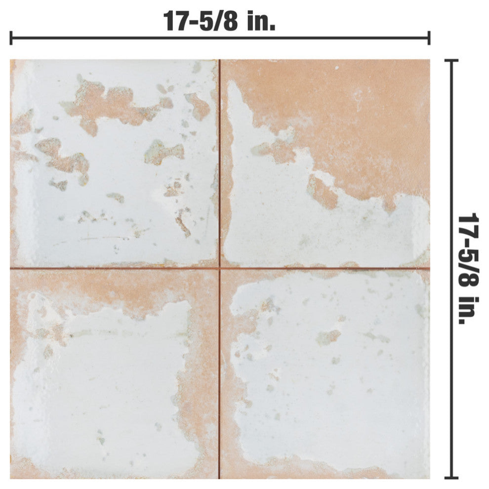 Kings Luxe Heritage White Ceramic Floor and Wall Tile