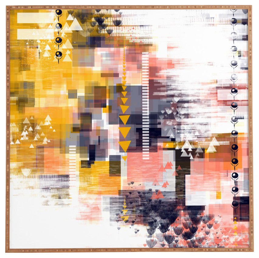 Deny Designs Jenean Morrison Charade Framed Wall Art