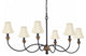 Silk Bell Chandelier Lamp Shade, 3x6x5", Cream, Single