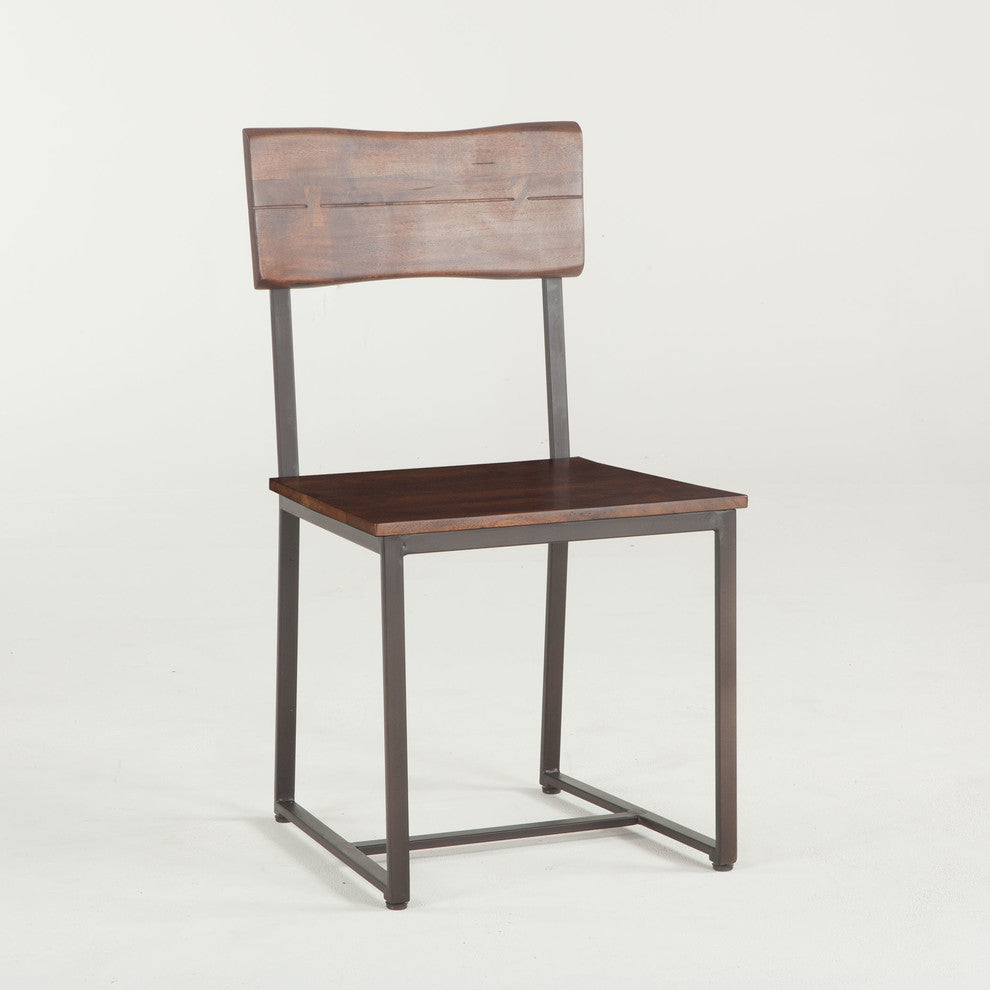Belfrie Acacia Wood Live Edge Dining Chairs