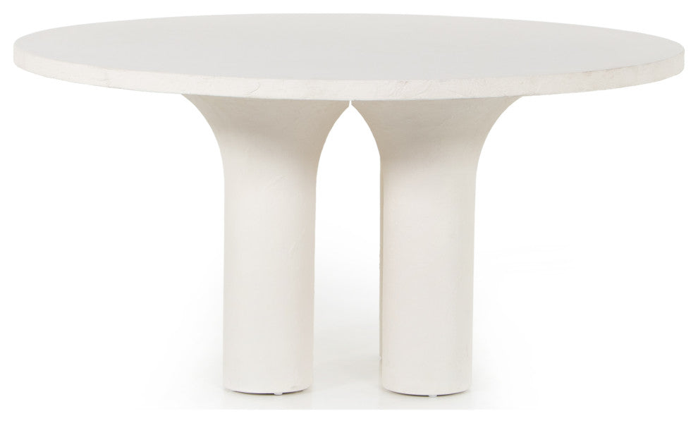 Parra Round Dining Table-Plaster Molded