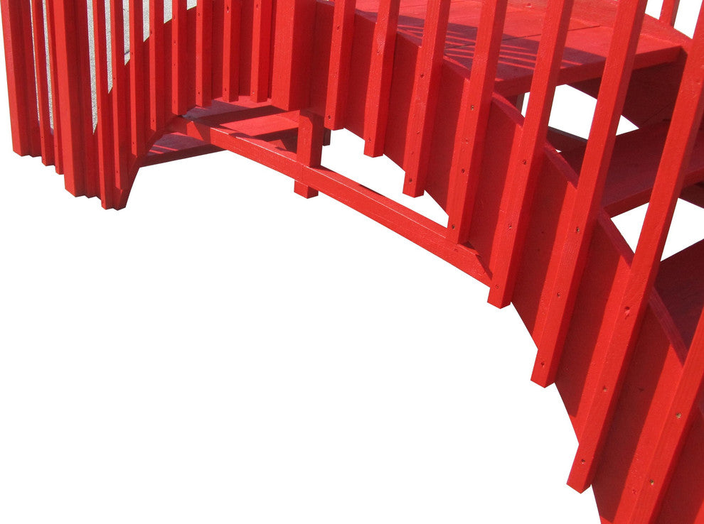 SamsGazebos 8-foot Japanese Imperial Wood Garden Bridge