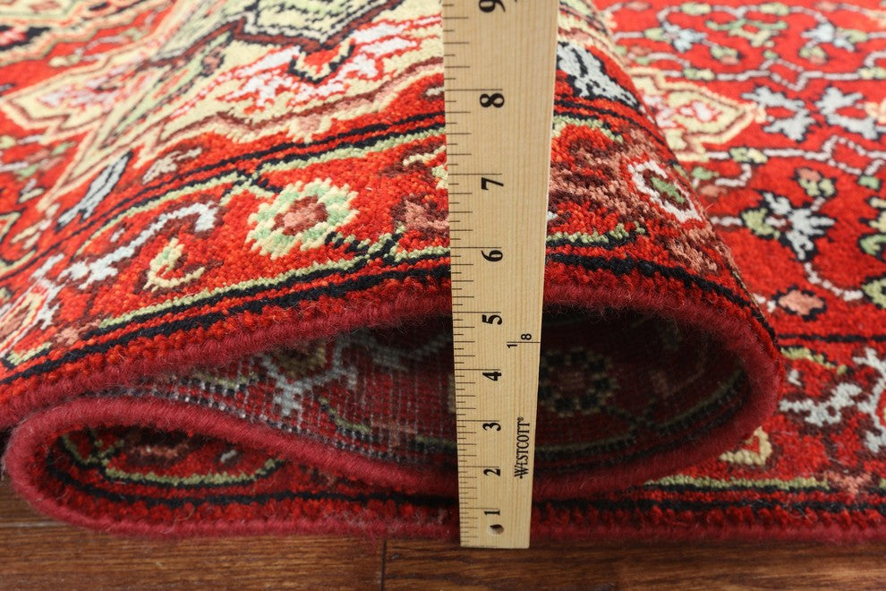 One of a Kind 3'x20' Oriental Heriz Serapi Runner Wool Hand Knotted Rug H9226