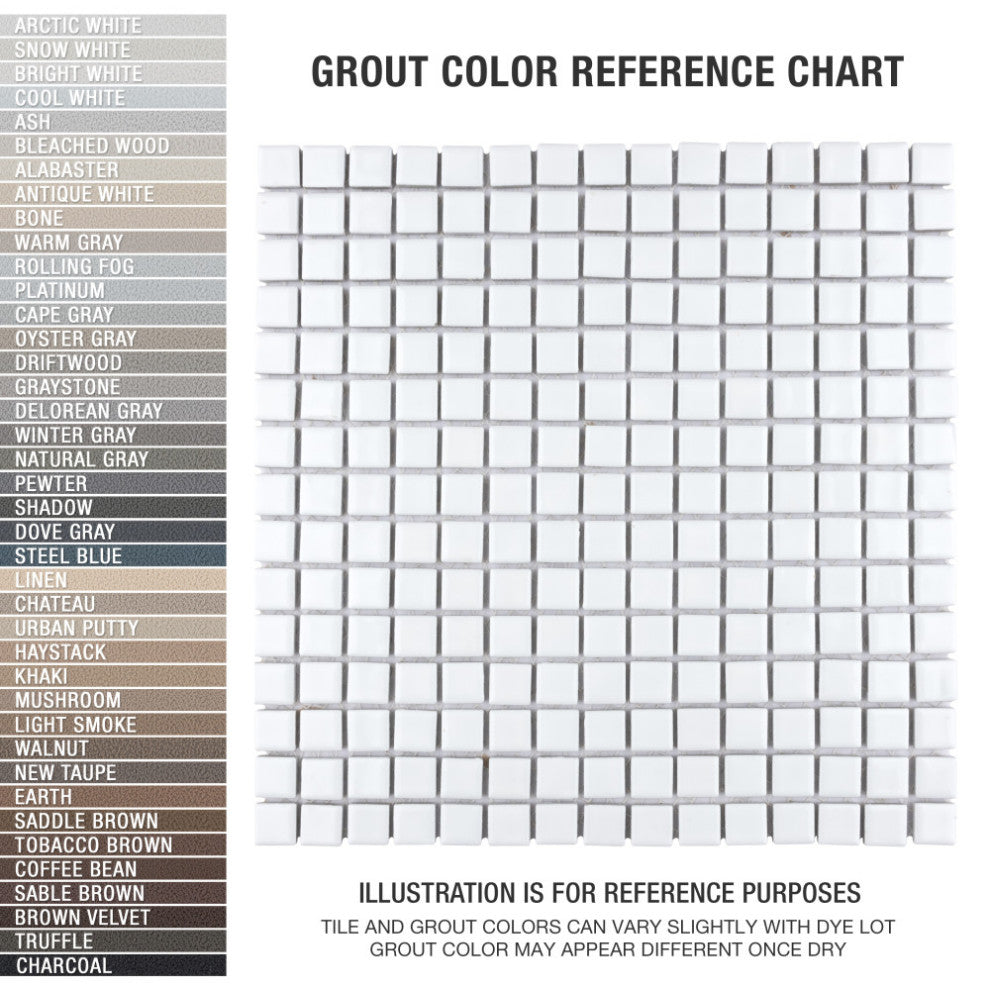 Hudson Edge White Porcelain Floor and Wall Tile