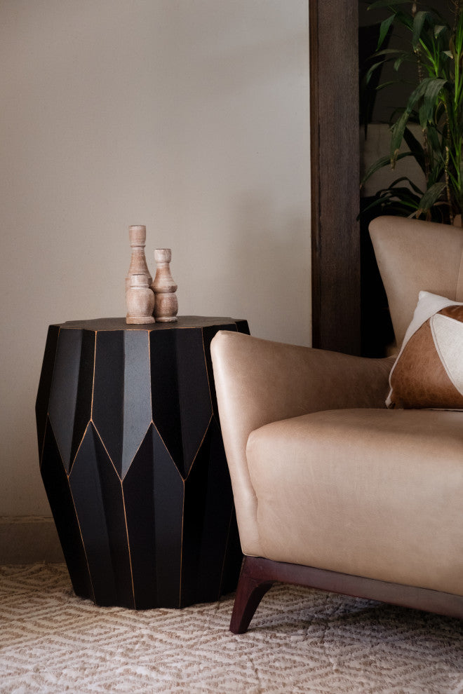 Chantel End Table Brown, Black