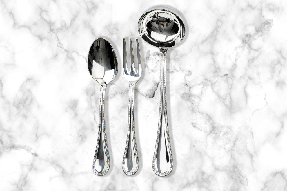 Perla Serving Set Mirror, 3 Pcs.
