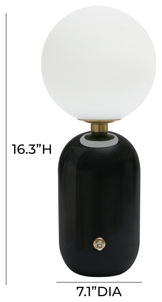 Liza Table Lamp, Black
