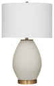 Isabella Table Lamp White/Brass