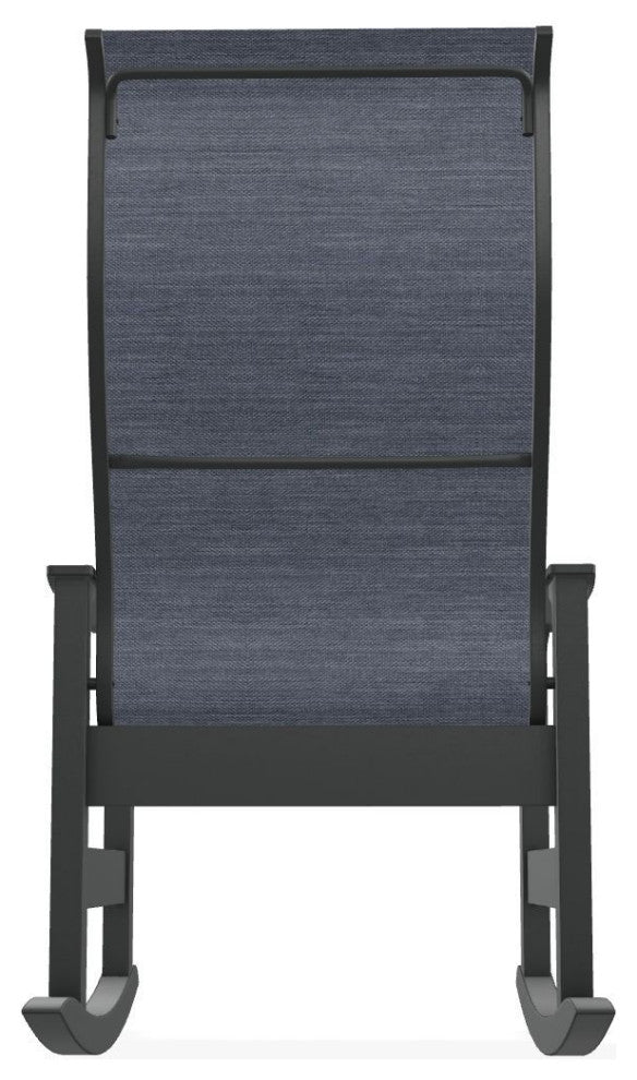 Leeward Sling Outdoor Supreme Rocker, Augustine Denim/Graphite