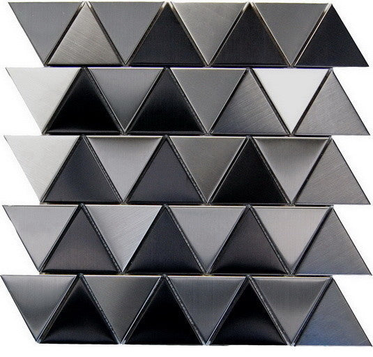 Oddysey Pyramids Interlocking Blend Tile, 10 Sq. ft., 12"x12"