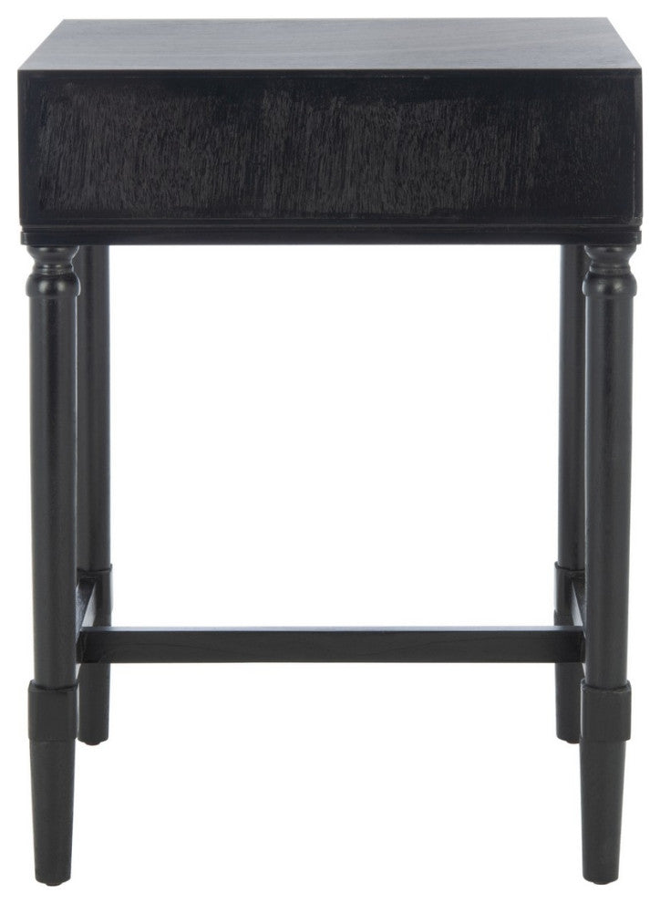 Safavieh Estella 1 Drawer Accent Table, Black