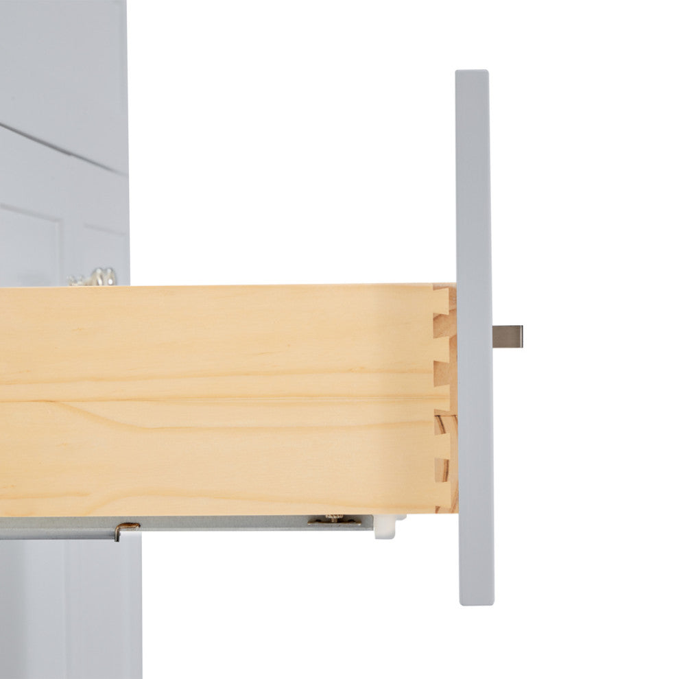 ARIEL Hamlet 72" Double Sink Bathroom Vanity Base