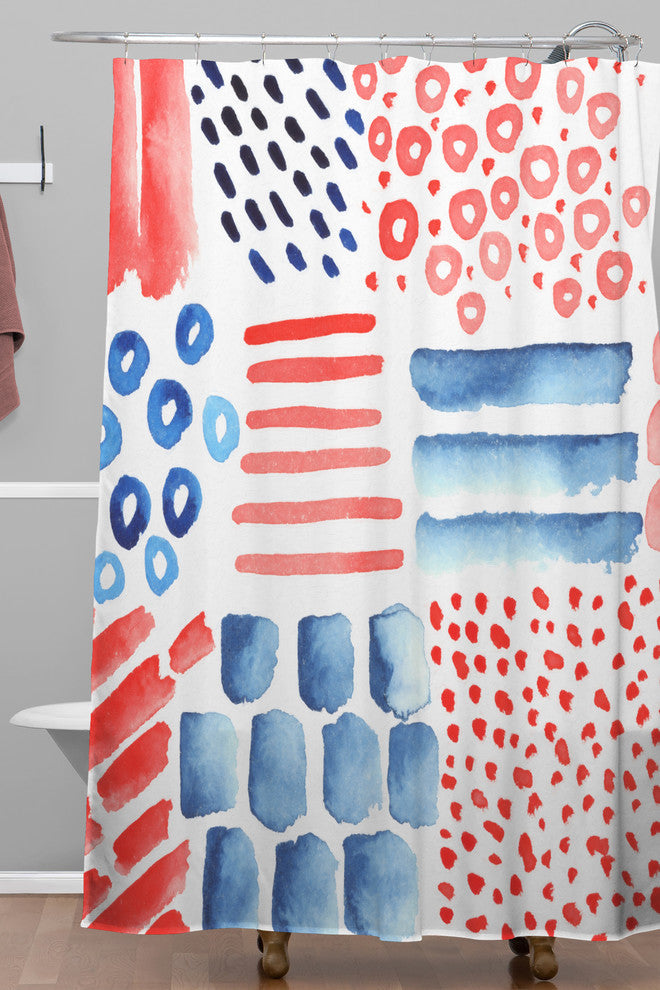 Deny Designs Kerri Satava Sand And Shore Shower Curtain